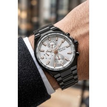 Ferrucci Ince Bilekli Erkeklere Özel Kasa Çap 43MM Fonksiyonlu Çelik Kordon&kasa Erkek Kol Saati