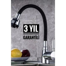 Empressco Kubar Oynar Başlıklı Spiral Mutfak Lavabo Başlığı, Tazyikli ve Tasarruflu Su