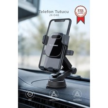  telefon tutucu 360 derece dönebilen vantuzlu araç ıçi oto aksesuarları jx048 siyah