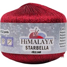 Himalaya Starbella 320-08 Kırmızı Simli