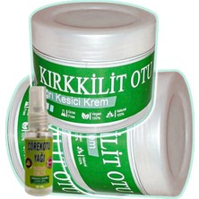 Kırkkilit Otu Ağrı Dindirici Bakım Kremi 3X100 Ml+30 ml Çörek Otu Ağrı Yağ ile