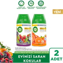 Air Wick Oda Kokusu Freshmatic Yedek Sprey Kırmızı Orman&turunçgil Meyveleri, 2X250ML