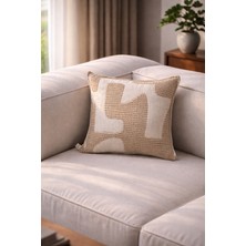 Needle Dune Krem Kırlent Kılıfı (45X45)