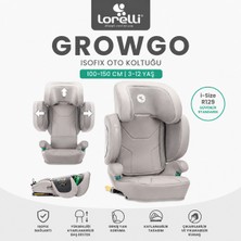 Lorelli Growgo I-Size Isofıx Katlanabilir Oto Koltuğu (100-150 cm | 3-12 Yaş) - Gri