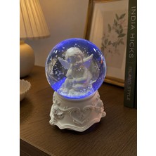 Elif Aksesuar Işıklı Müzikli Renk Değiştiren Kar Küresi 12*8cm