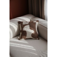 Needle Dune Kahve Kırlent Kılıfı (45X45)