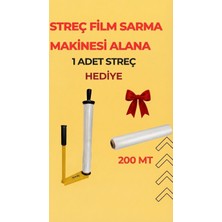 Glc Streçfilm Palet Streç Sarma Aparatı+Makinesi+Paketleme +Ambalaj + Streç Film Hediyeli