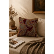 Needle Heritage Bordo Kırlent Kılıfı (45X45)