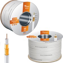 Poke 48 Tel Gold Anten Uydu Kablosu Rg6/u6 0.80 100 Metre PK-1353