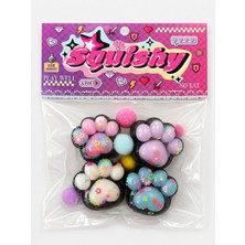Renkli Squishy Pati Oyuncak Seti Yumuşak Sıkılabilir Stres Oyuncağı
