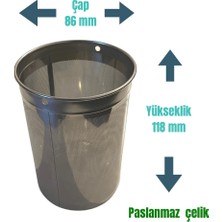 Empressco Paslanmaz Çelik Çay Makinesi Demlik Süzgeçli, Pratik ve Şık Tasarım