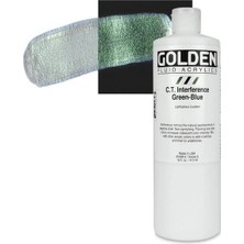 Golden Fluid Akrilik Boya 473 ml Seri 6 C.t Interference Green-Blue