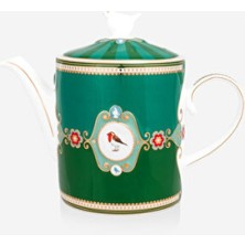 Empressco Yeşil Porselen Demlik 1300 Ml, Şık ve Dayanıklı Çay Takımı