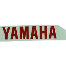 Moto Express 8X2CM Yamaha Yzf R25 MT25 Çamurluk Yazısı Etiketi Sticker Kırmızı
