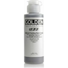 Golden Fluid Akrilik Boya 118 ml Seri 5 Iridescent Stainless Steel (Coarse)