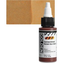 Golden High Flow Sıvı Akrilik Boya 30 ml Seri 7 Quinacridone Nickel Azo Gold