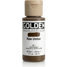 Golden Fluid Akrilik Boya 30 ml Seri 1 Raw Umber