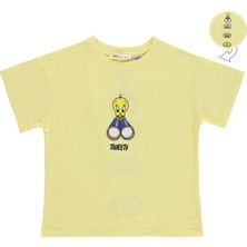 Tweety Kız Çocuk 6-9 Yaş Tişört - Sarı