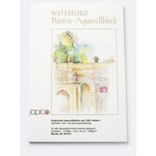 Japico Sulu Boya Bloğu 'waterford' 10 Yaprak, Kaba Dokulu/grenli 16,5*24CM