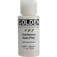 Golden Fluid Akrilik Boya 30 ml Seri 7 Interference Gold (Fine)