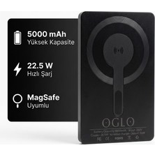  magnetic wireless powerbank 5000mah – manyetik kablosuz hızlı şarj