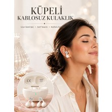 Belle Fusion Mey Ithalat® Küpeli Kablosuz Kulaklık Yeni Nesil Bluetooth Teknolojisi