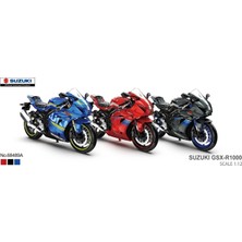 Msz (Metal Speed Zone) 1/12 - Suzuki GSX-R1000 Kırmızı - 68489A
