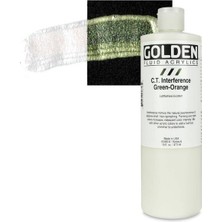 Golden Fluid Akrilik Boya 473 ml Seri 6 C.t Interference Green-Orange