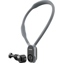 Telesin Telesın U Shape Neck Holder 2.0 (Max Versiyon) , Aksiyon Kameralar Için Boyun Askısı, Gopro, Djı Osmo Action, INSTA360 Ace Pro Kameralar ile Uyumlu