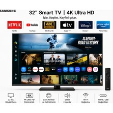 Samsung 32" Smart Monitör M7 4K 60 Hz + Duvar Askı Aparatı