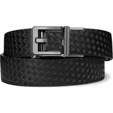 Kore 1.5'' Deri x Hasır Desen Taktik Kemer