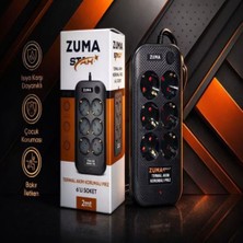 Zuma  6'lı  Akım Korumalı Priz 2mt