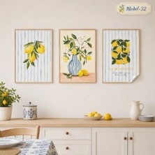 Akıllı Kağıt Statik Tutunma Özellikli Tablo - Poster Modern (Model- 32)