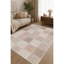 Pelura Halı Modern Dijital Baskılı Halı Makinede Yıkanabilir Kaymaz Taban Oturma Odası Salon ve Yolluk Halı
