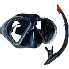 Happy Junior Star Diving Dalış Maskesi ve Snorkel Yetişkin - 51711-SİYAH