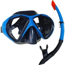 Happy Junior Star Diving Dalış Maskesi ve Snorkel Yetişkin - 51711-MAVİ