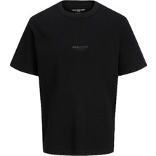 Jack & Jones Jack&jones 12289941 0 Yaka Erkek Tshirt - Siyah