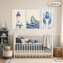 Akıllı Kağıt Statik Tutunma Özellikli Tablo - Poster Çocuk Odası (Model-43)
