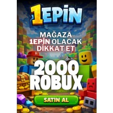 1Epin 2000 Robux Roblox Usd Para Birimi