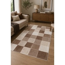 Pelura Halı Modern Dijital Baskılı Halı Makinede Yıkanabilir Kaymaz Taban Oturma Odası Salon ve Yolluk Halı