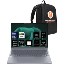 Lenovo Thinkbook 16P G6 Iax Core Ultra 7 255HX Rtx 5060 8gb 115W 8gb Ram 1tb SSD 16" 3.2k (3200X2000) IPS 500NITS 165Hz WIN11 Pro 21R0001GTXP423 Gaming Laptop + Per4 Çanta