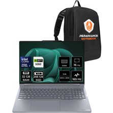 Lenovo Thinkbook 16P G6 Iax Core Ultra 7 255HX Rtx 5060 8gb 115W 32GB Ram 256GB SSD 16" 3.2k (3200X2000) IPS 500NITS 165Hz Freedos 21R0001GTXP319 Gaming Laptop + Per4 Çanta