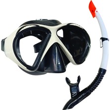 Happy Junior Star Diving Dalış Maskesi ve Snorkel Yetişkin - 51711-BEYAZ