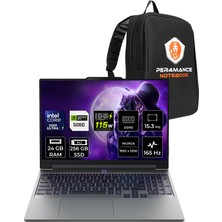Lenovo Loq 15IPH11 Core Ultra 7 356H Rtx 5060 8gb 115W 24GB Ram 256GB SSD 15.3" Wuxga (1920X1200) IPS 300NITS 165Hz Freedos 83SL001ATRP313 Gaming Laptop + Per4 Çanta