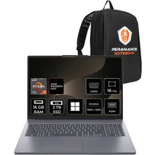 Lenovo Ideapad Slim 3 16ARP10 Amd Ryzen 7 170 16GB Ram 2tb SSD 16" Wuxga (1920X1200) 60Hz IPS WIN11 Pro 83K800DKTR7P310 Notebook + Per4 Çanta