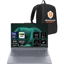 Lenovo Thinkbook 16P G6 Iax Core Ultra 7 255HX Rtx 5060 8gb 115W 64GB Ram 1tb SSD 16" 3.2k (3200X2000) IPS 500NITS 165Hz Freedos 21R0001GTXP339 Gaming Laptop + Per4 Çanta