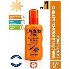 ONDÜLA SUN Havuç Özlü Güneş Bronzlaştırıcı Sprey 200 ml