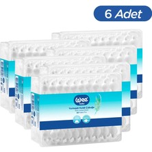 Wee Baby Emniyetli Kulak Temizleme Çubuğu Seti (60x6 360 Adet)