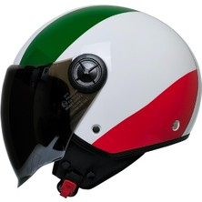 MTS FX101 Italy Motosiklet Kaskı Yarım Açık Motorcu Kask
