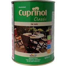 Marshall Cuprnol Ahşap Yüzeyler Için Su ve Güneş Koruması Için Tik Yağı